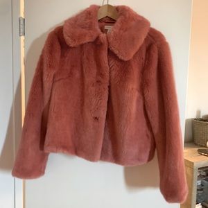 Top Shop muted pink coat!